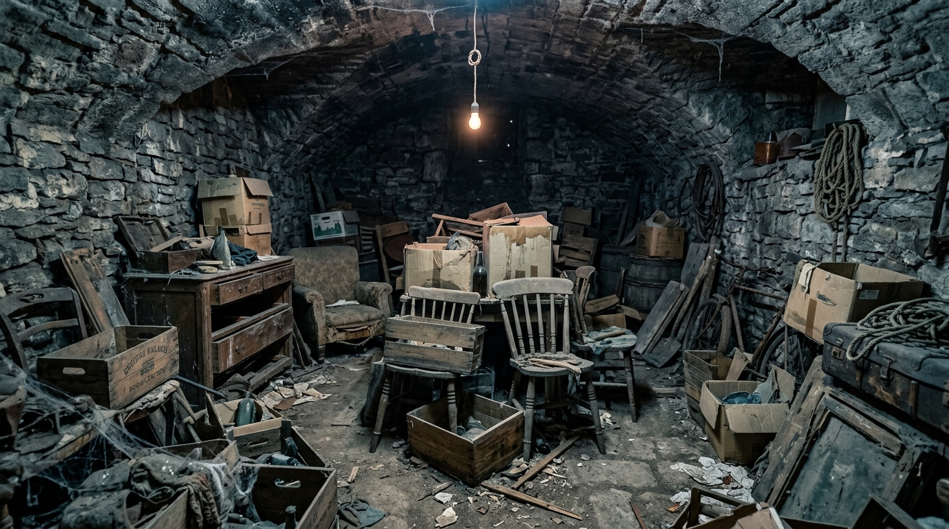 Cave désencombrée